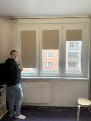 Textilní rolety v kanceláři - Beroun